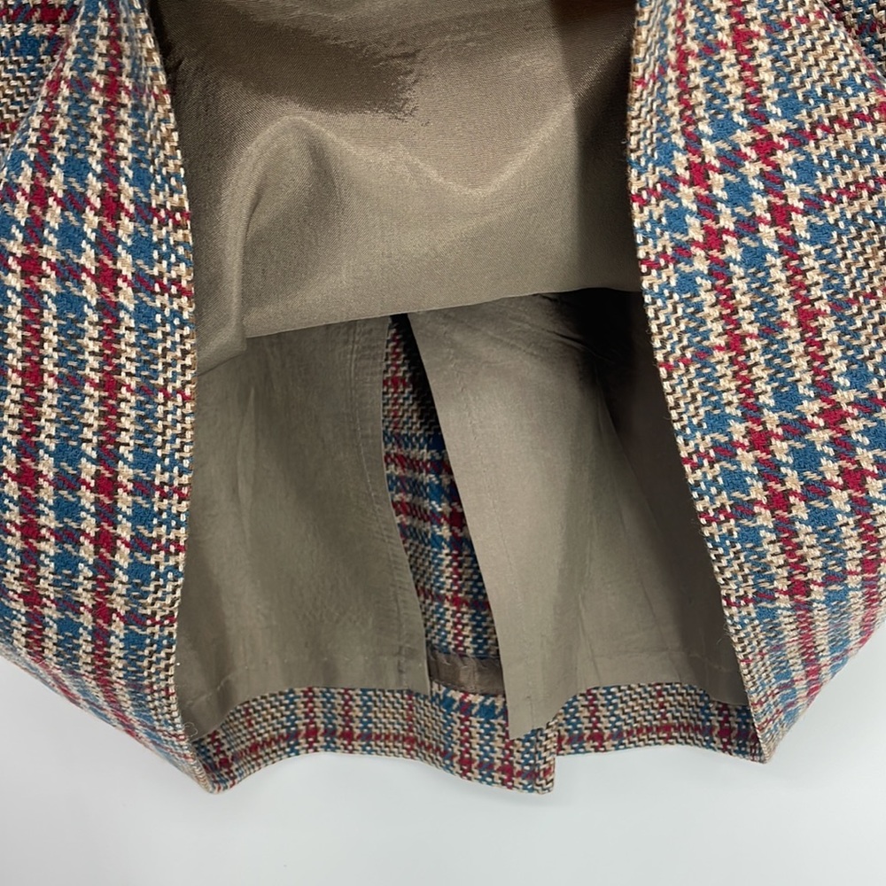 Pendleton Vtg Virgin Wool Tweed Plaid Cottagecore… - image 5